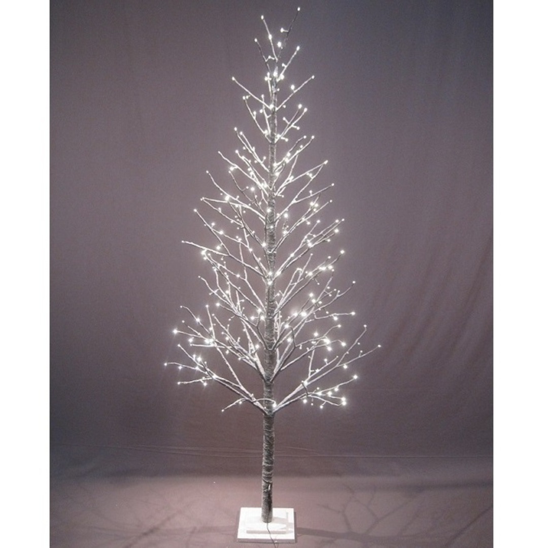 Snow Covered Twig Tree 2.1mtr, 360 LED Lights ***Mid January 2022 Arrival image 1